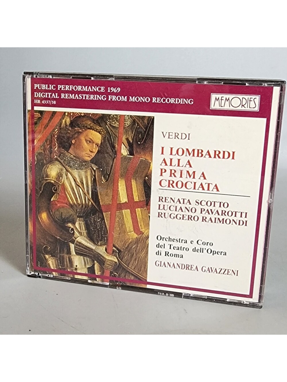 Verdi: I Lombardi alla Prima Crociata 2 CD - Scotto Pavarotti Raimondi Gavazzeni